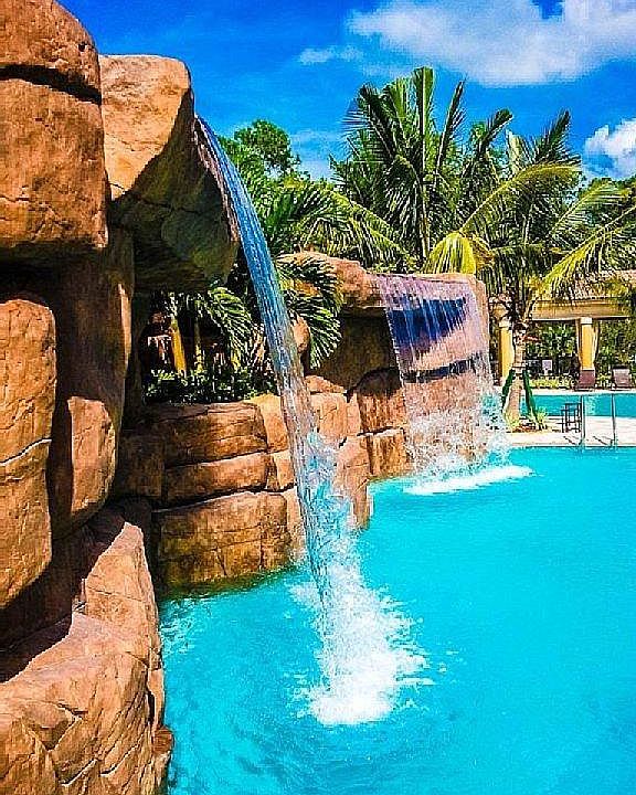 Resort Pool Waterfall