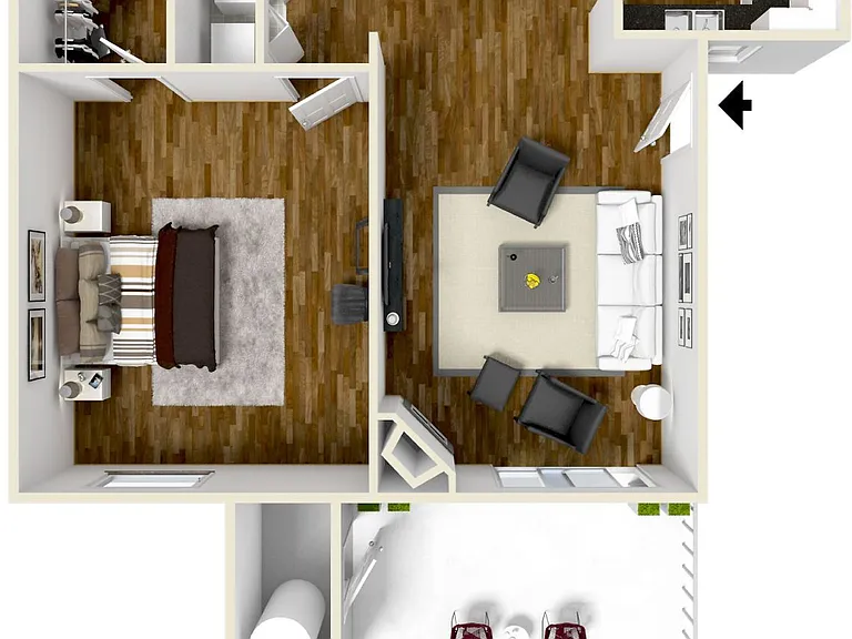 Pinnacle Terrace - Pinnacle - 1 Beds - 1 Baths - 702 Sq. ft.
