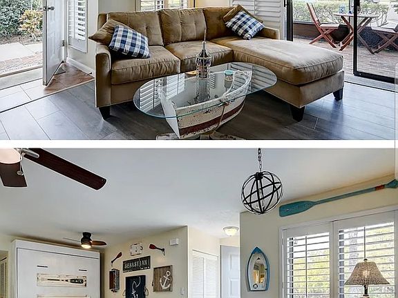 Dining room and living room