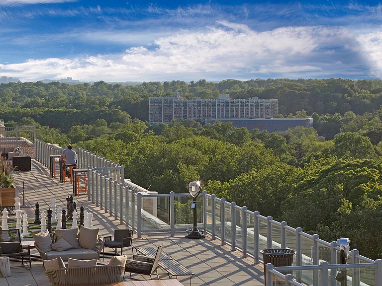 Your resident rooftop deck is your space to enjoy