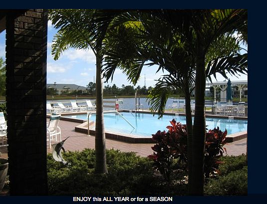 Community pool and lake