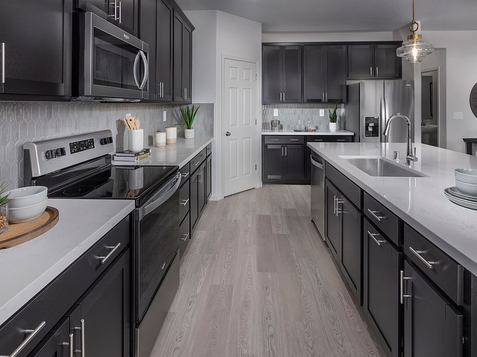 Residence 3 kitchen modeled at a nearby Meritage community.