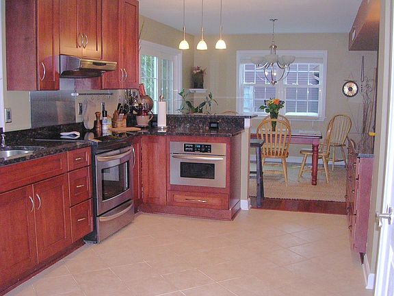 brand new kitchen with all the latest appliances