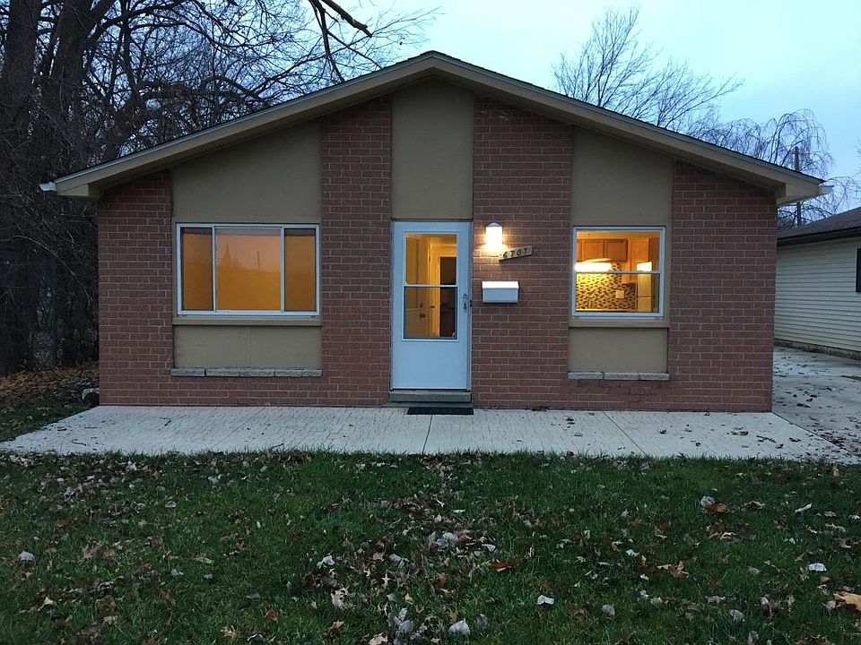 Front with patio
