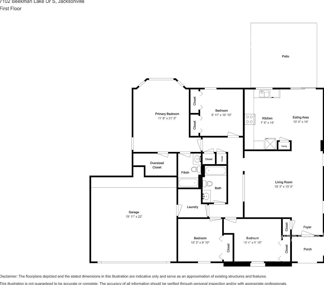 7102 Beekman Lake Dr S Jacksonville, FL 32222 — Photo 2