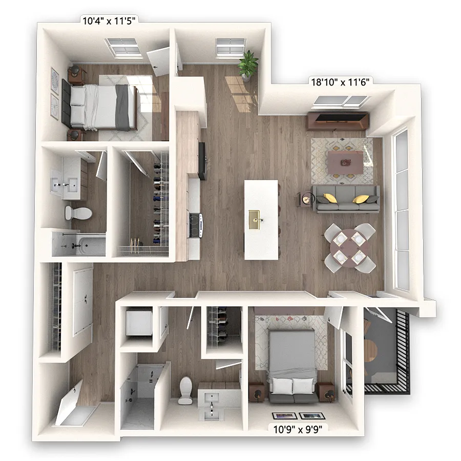 Floor plan Quandry Platinum