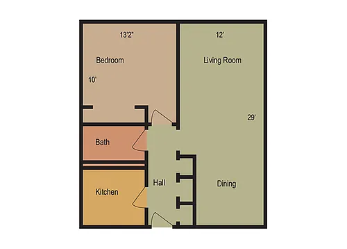 Floor plan BIENVILLE
