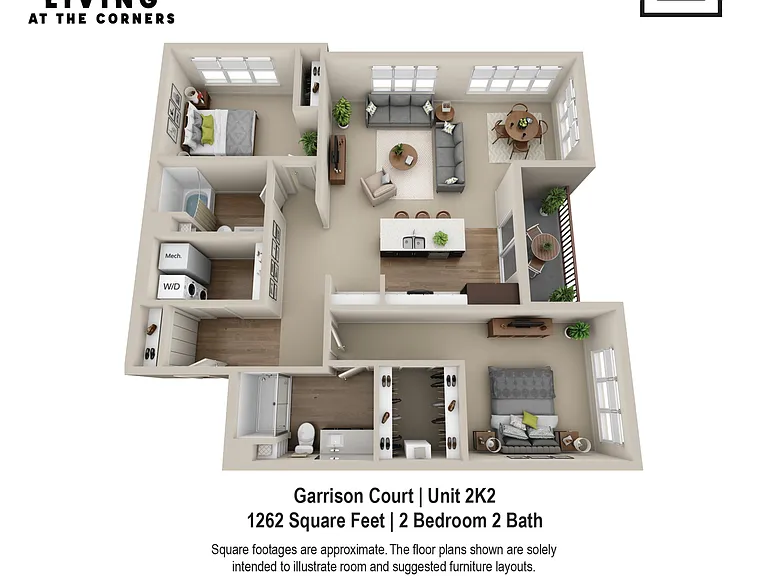 Garrison Court Unit Style 2K2 Garrison Court Unit Style 2K2