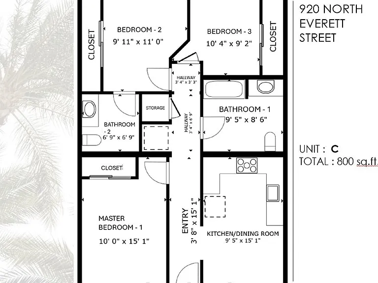 920 Everett St #E — Photo 27