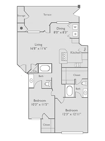 Floor plan P-B1