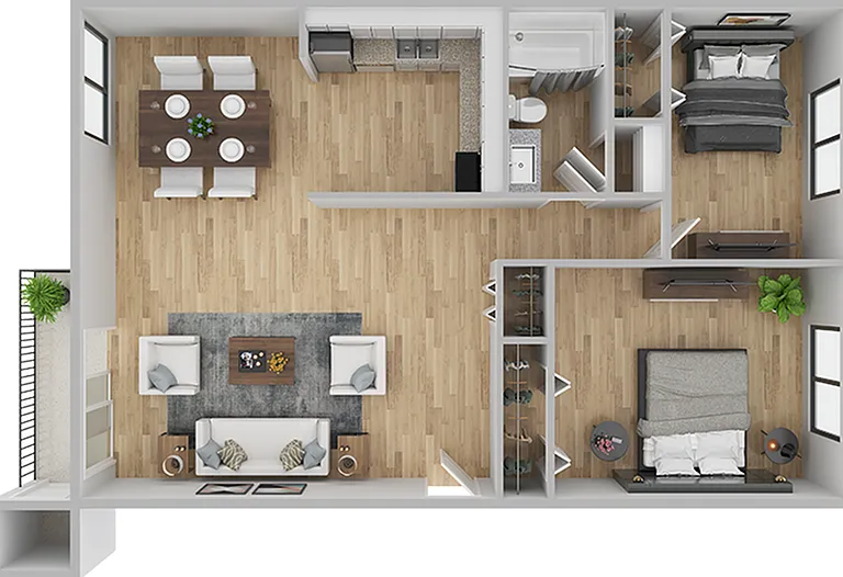 Lindenbrooke-2BD-1Bath-822sqft Lindenbrooke-2BD-1Bath-822sqft
