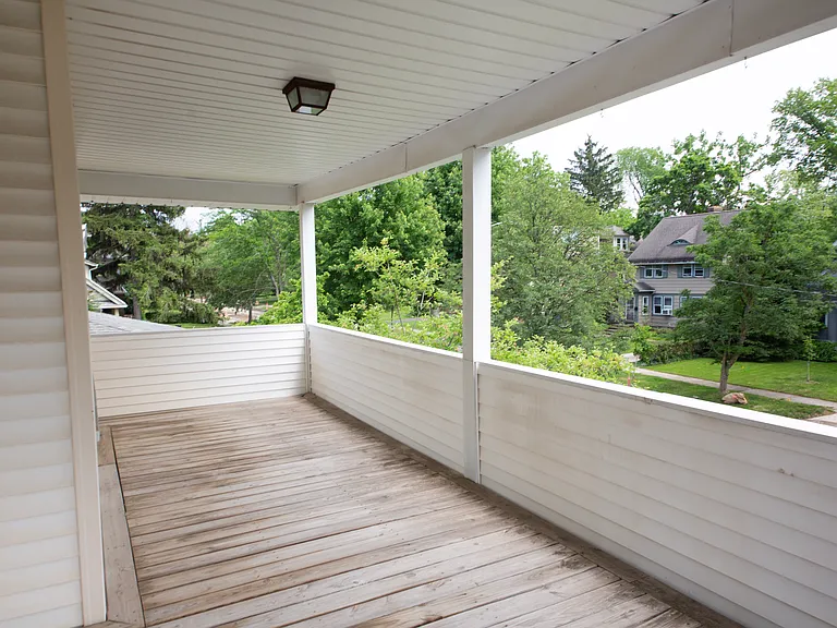 Front Porch (second story views)