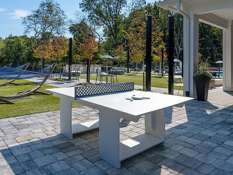 Outdoor Lounge with Table Games
