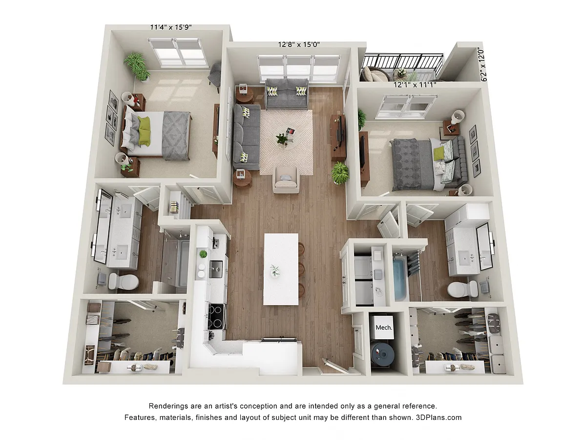 Floor plan B1 - M