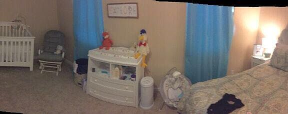 Panoramic of Second Bedroom