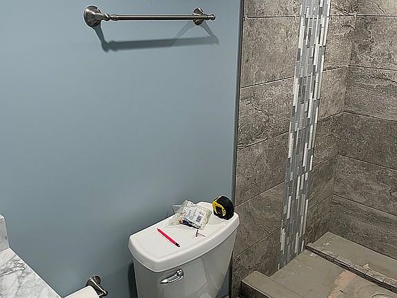 New bathroom in basement