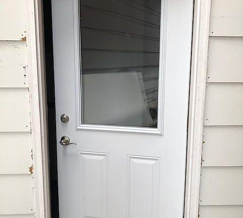New back door with safety locks