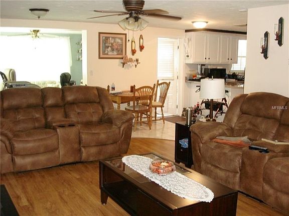 VIEW FROM LIVING ROOM LOOKING INTO FAMILY ROOM