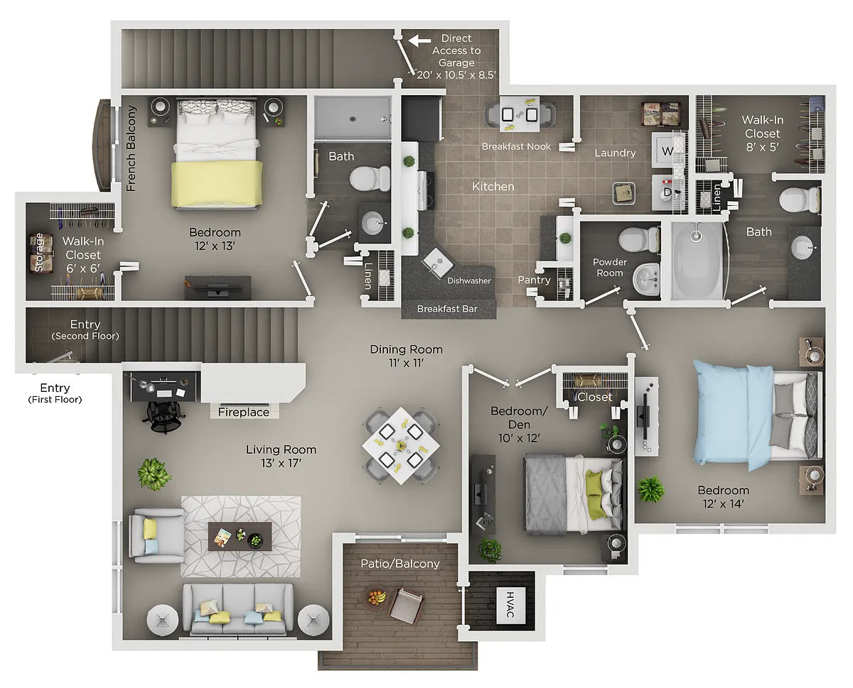 Floor plan C1R