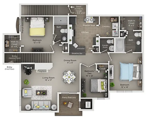 Floor plan C1R
