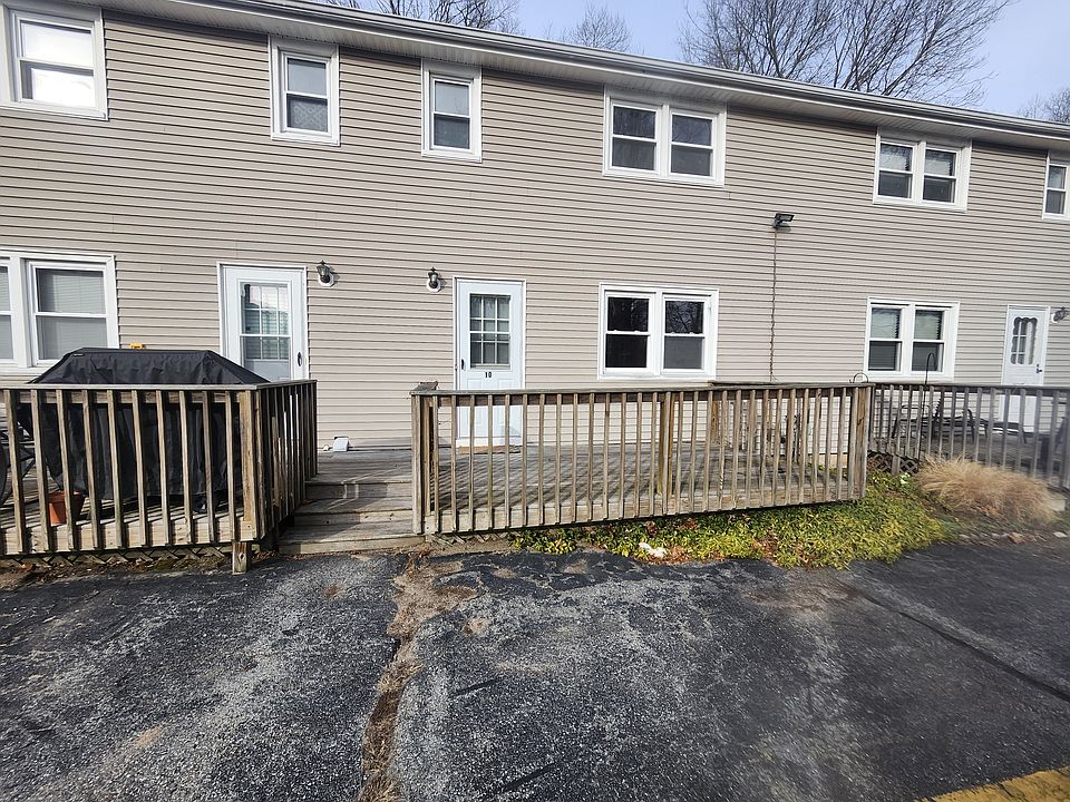 View of deck from parking lot