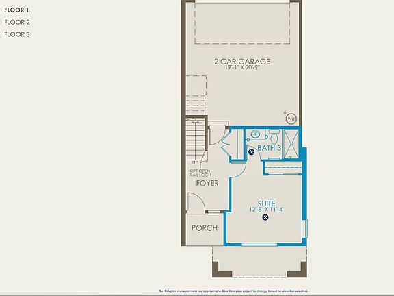 Residence III Floor Plan, Quick Move-In Home, Floor 1