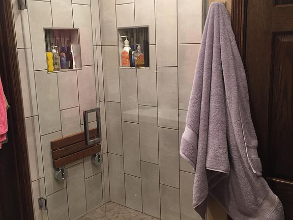 Master bathroom with shower