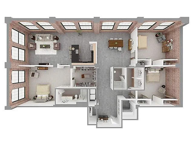 Floor plan T3-B