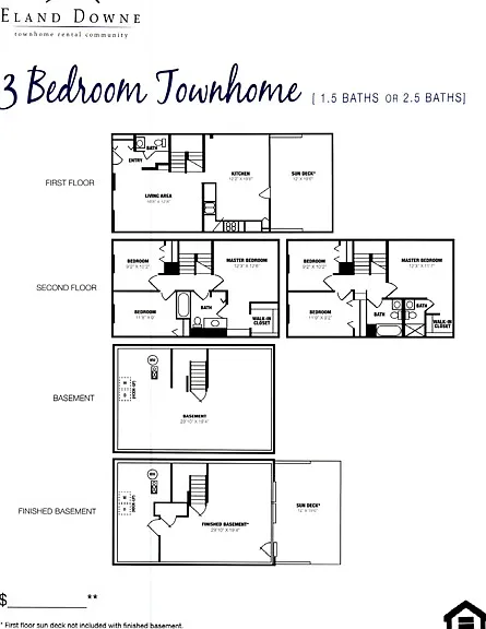 3 Bedroom Townhome 3 Bedroom Townhome