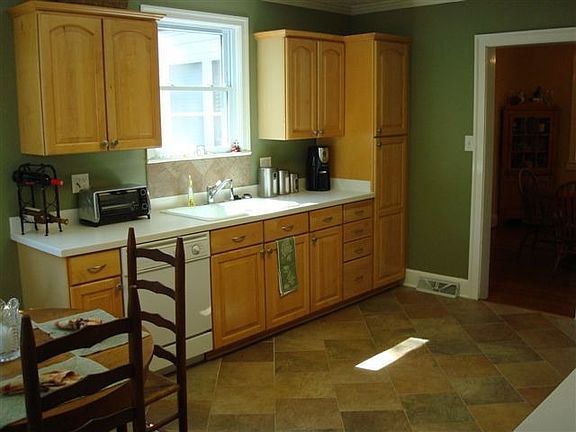 Kitchen from back door