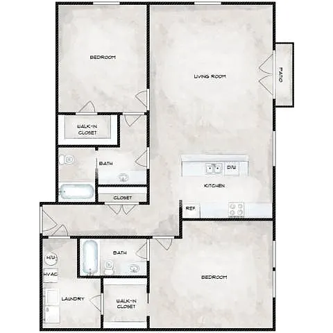 Floor plan 205 / 305