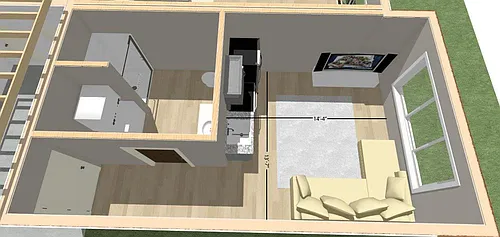 Floor plan Studio