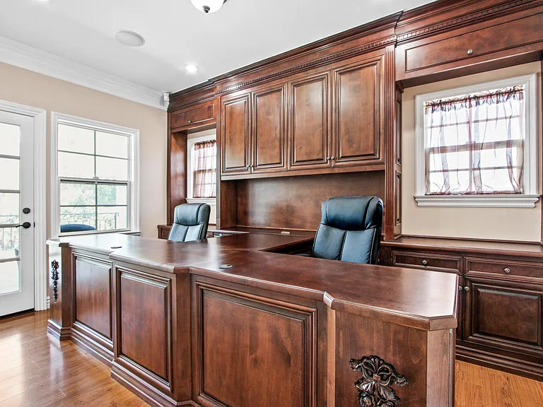 His and Her Private office in the Master Bed Room