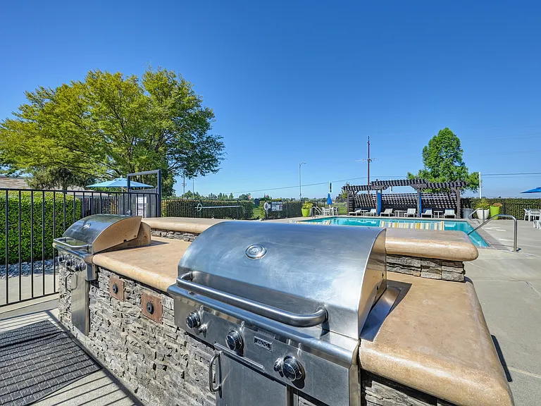Gas BBQ Grilling Area
