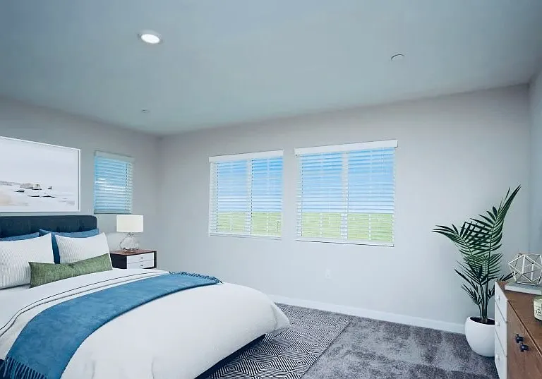 Master Bedroom - Model Home rendering