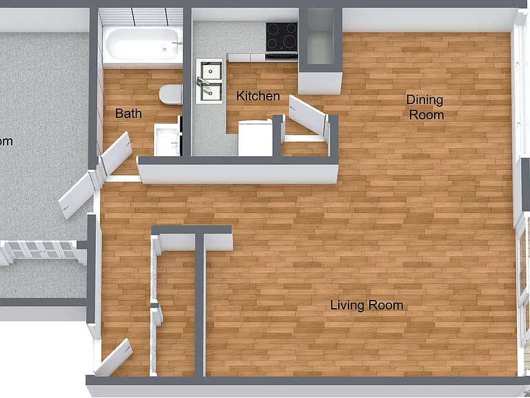 The Oceana 1 Bedroom 1 Bath The Oceana 1 Bedroom 1 Bath