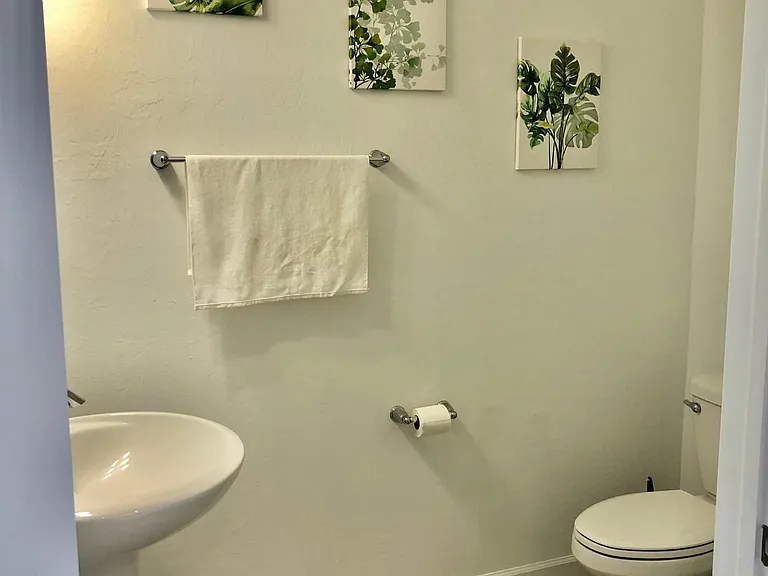 Powder room in the first floor