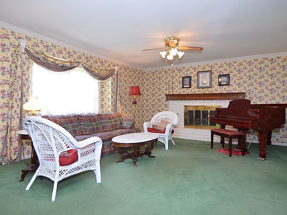 Large family room and great fireplace
