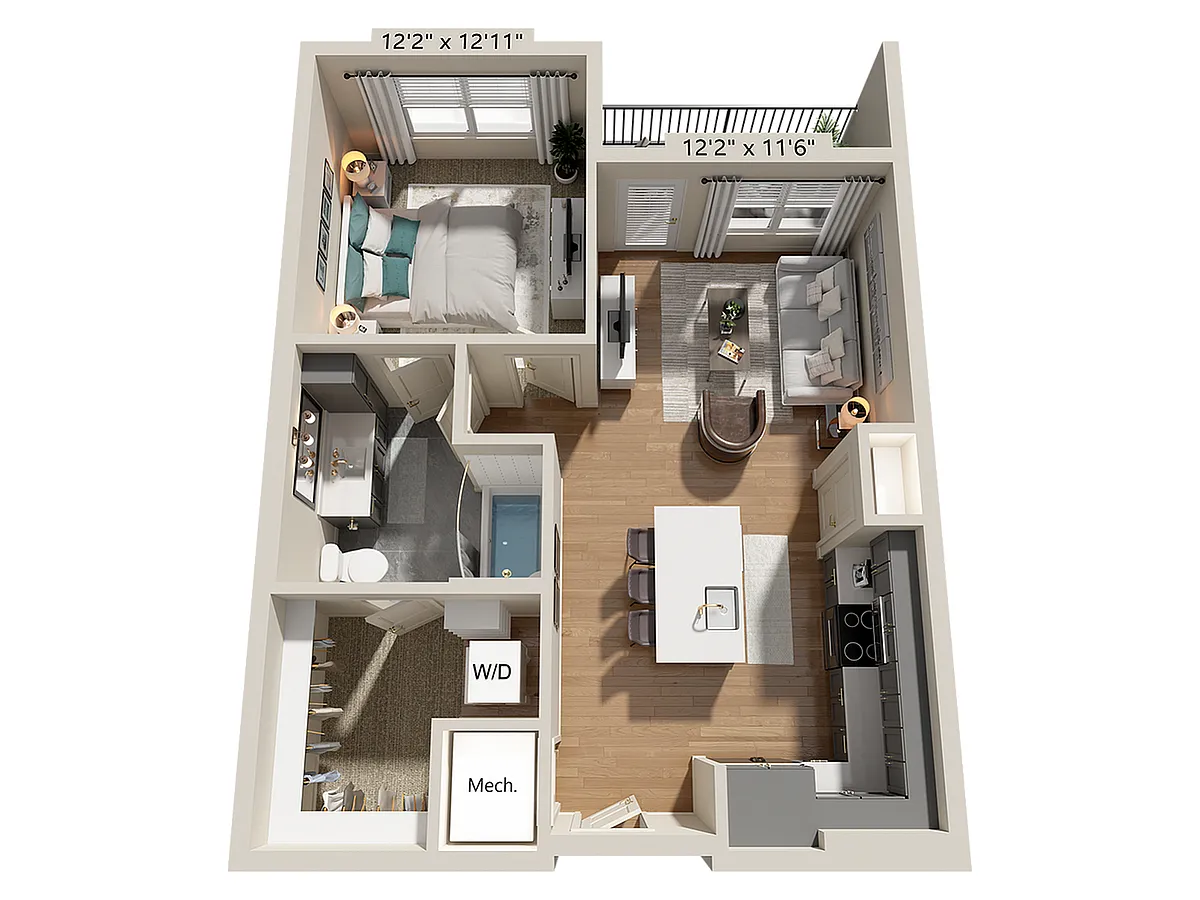 Floor plan A1