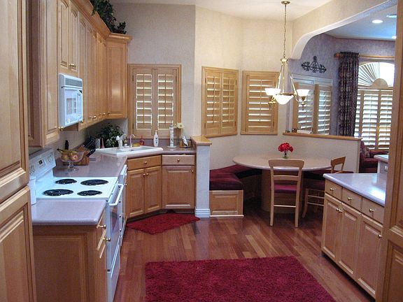 kitchen with hardwood floors