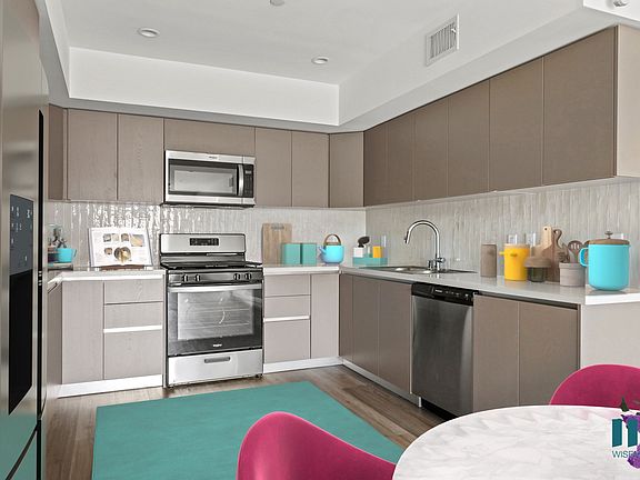 Full-Size Kitchen with Energy-Efficient Appliances and Ample Cabinet Storage