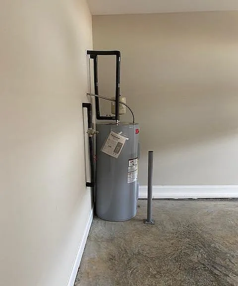 Large covered garage
