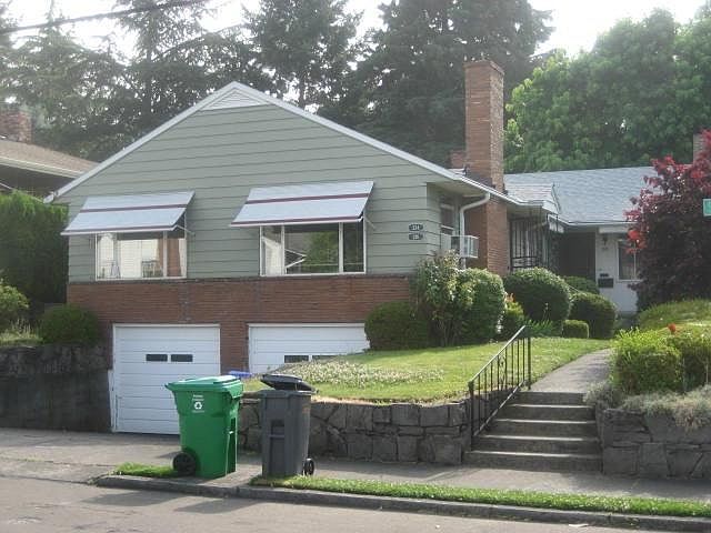 front of building