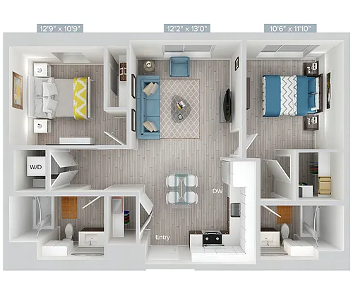 Floor plan B1-871SF