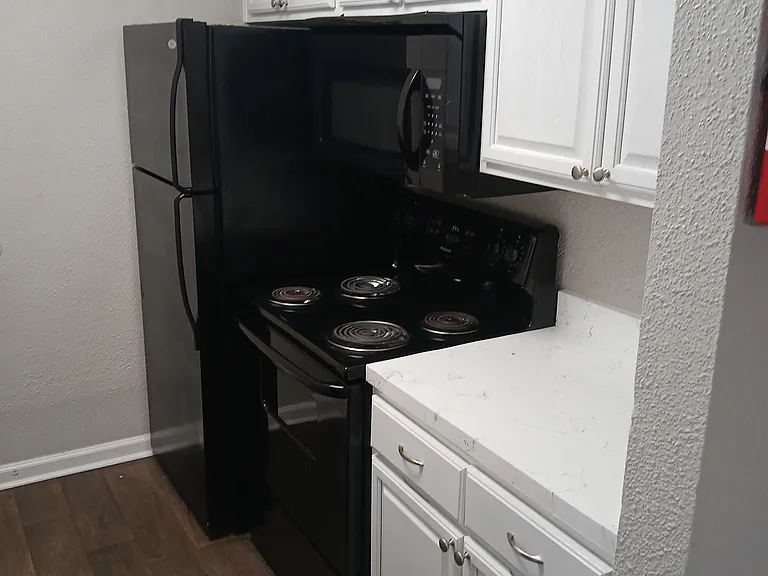 All Black Appliances including Microwave.