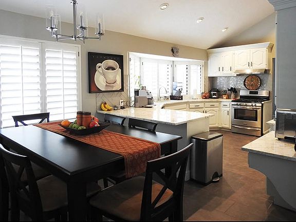 Kitchen and dining room