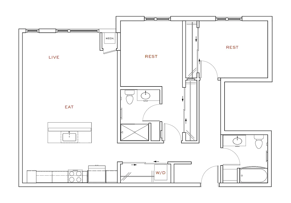 Floor plan D7