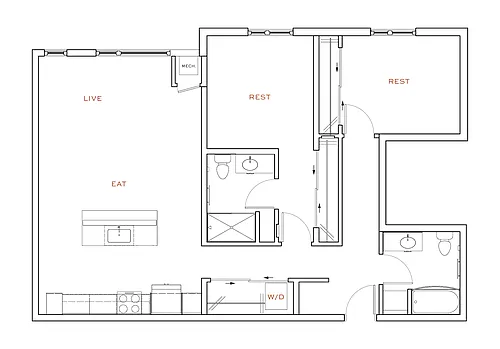 Floor plan D7