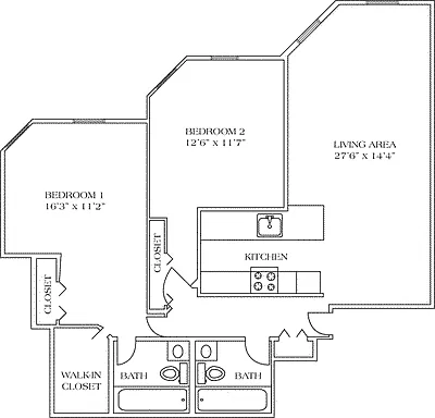 Floor plan The Bostonian