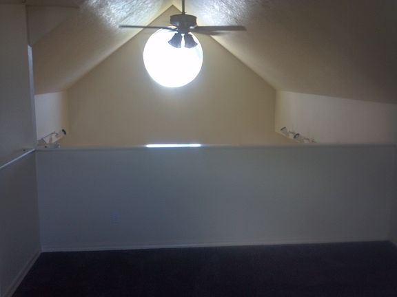 Loft view, 17' ceiling